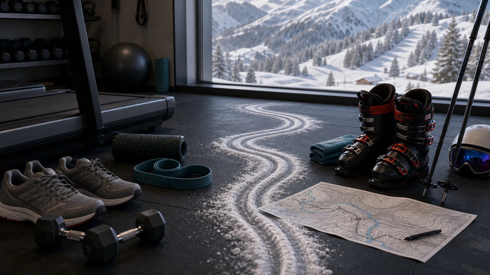 Ein allgemeiner Fitnessplan im Vergleich zu einem skispezifischen Vorbereitungsweg